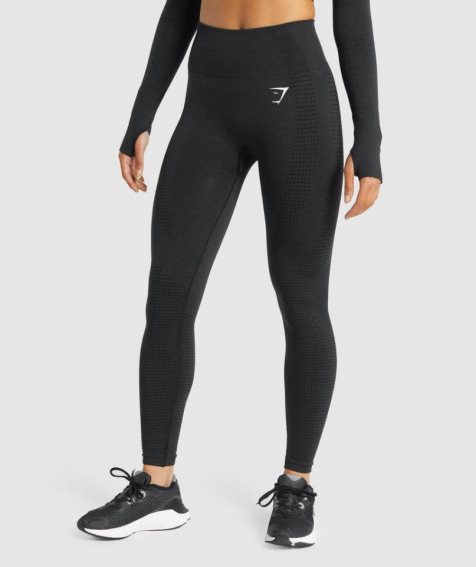 Legginsy Gymshark Vital Seamless 2.0 Damskie Czarne | PL 516FCP